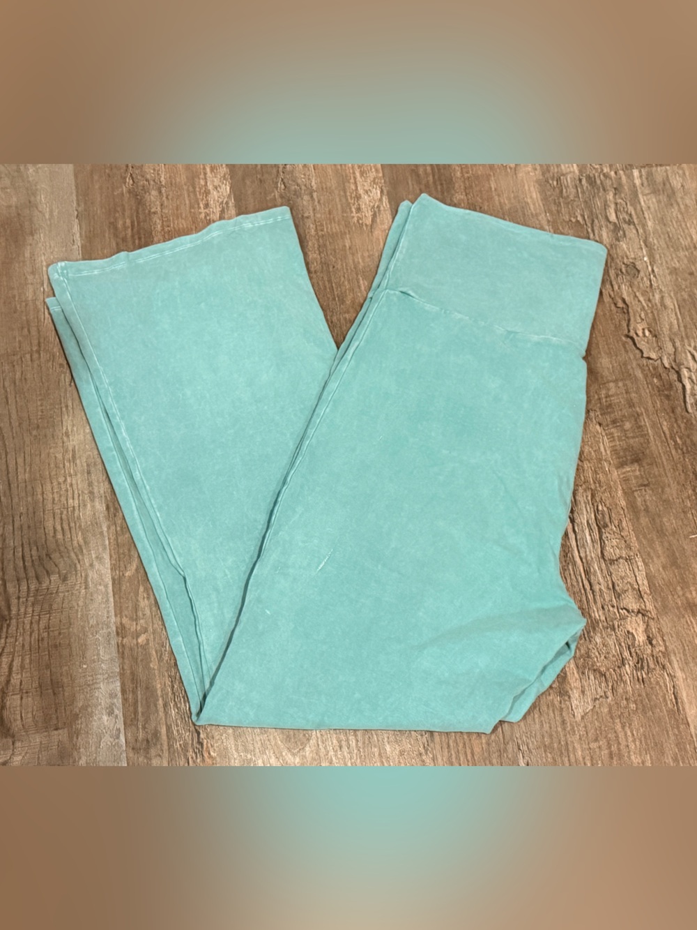 Kids Aqua Green Stretch Leggings
